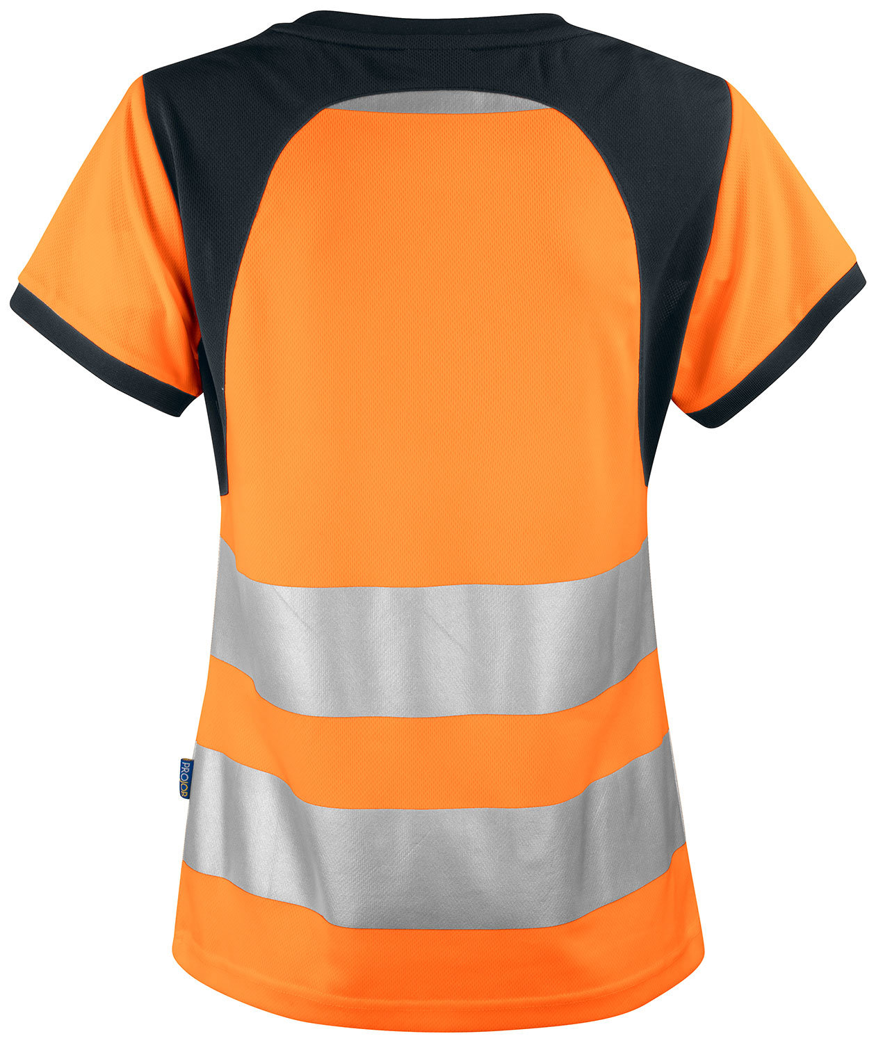 ProJob women's T-shirt 6012, Hi-Vis Orange/Black