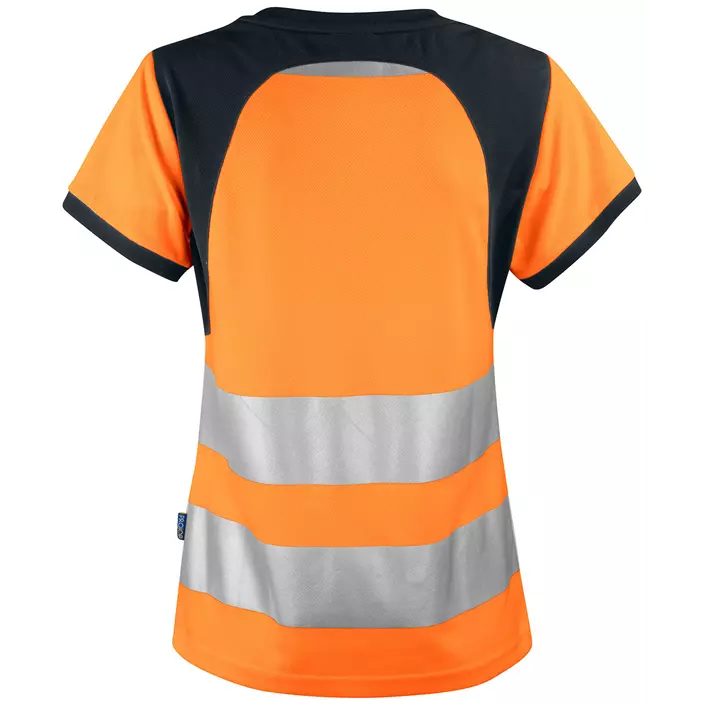 ProJob T-shirt dam 6012, Varsel Orange/Svart, large image number 1