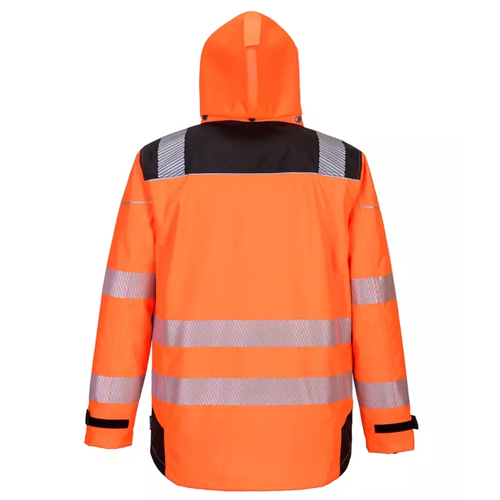 Portwest PW3 3i1 work jacket, Hi-Vis Orange/Black, large image number 2