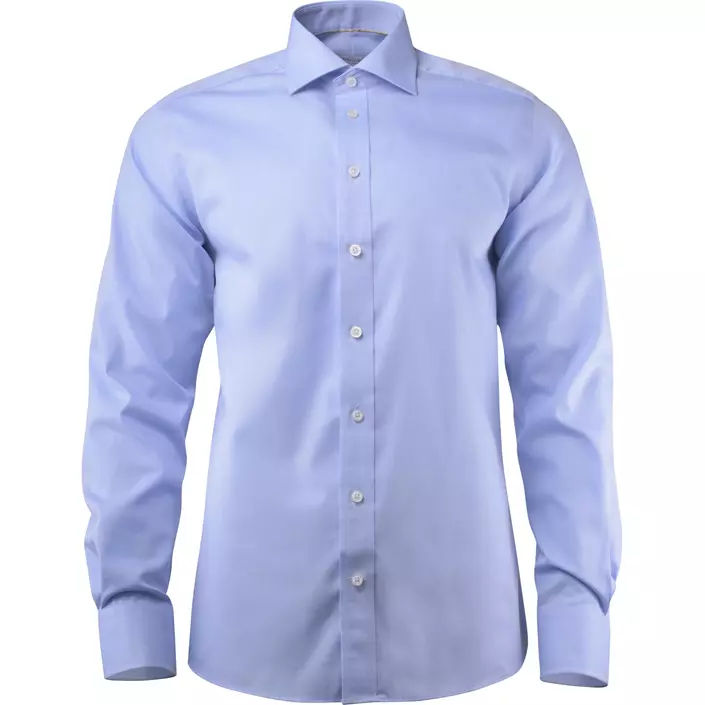 J. Harvest & Frost Twill Yellow Bow 50 slim fit shirt, Sky Blue, large image number 0