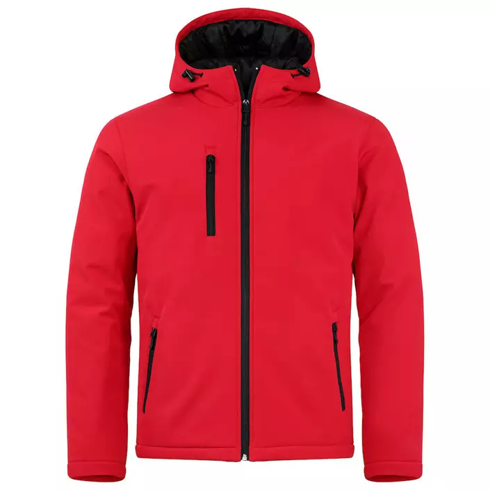Clique lined softshell jacket, Red, large image number 0