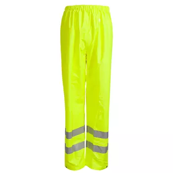 Elka Dry Zone Visible PU rain trousers, Hi-Vis Yellow