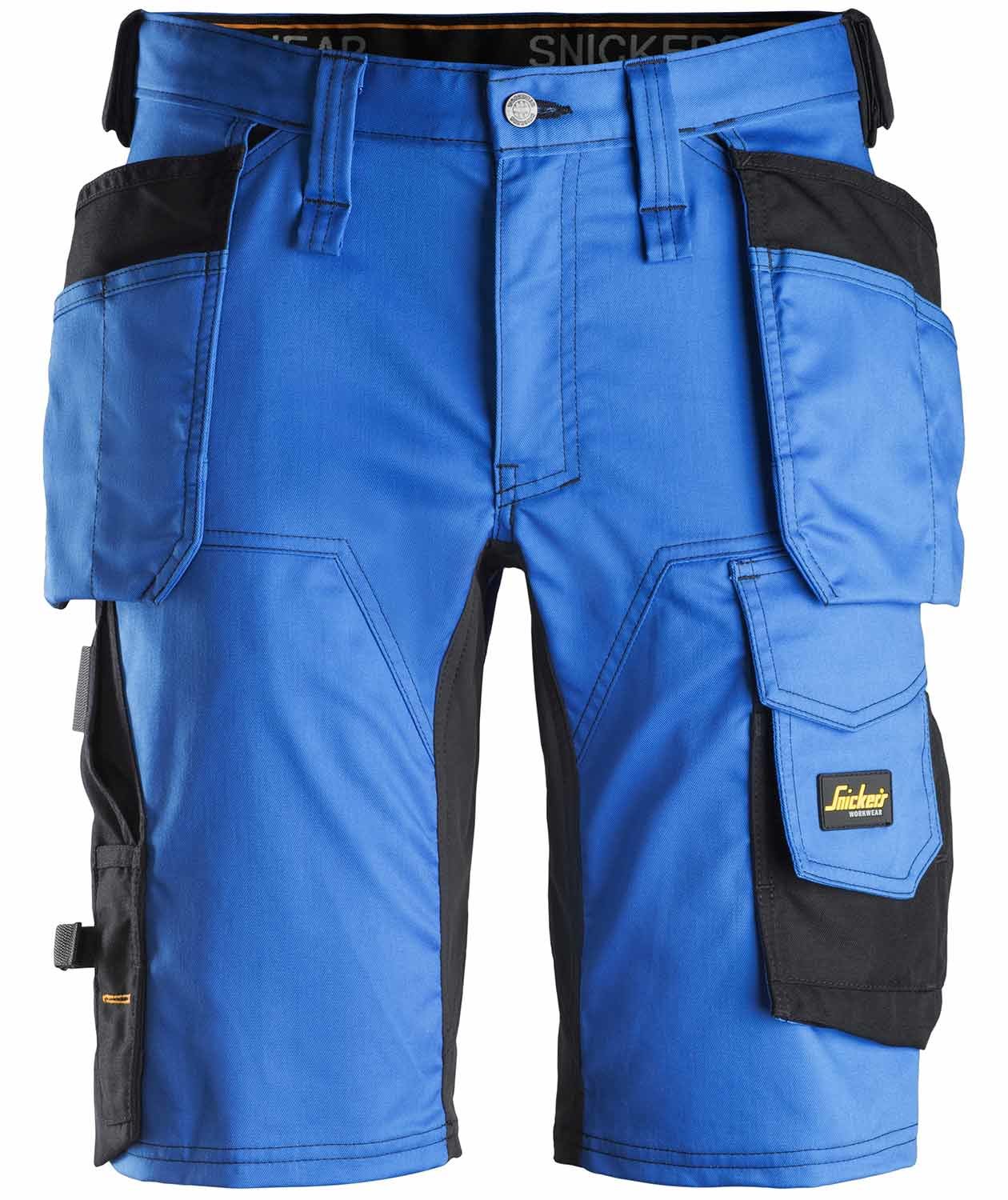 Snickers AllroundWork craftsman shorts 6141, Blue/Black, Blue/Black, swatch
