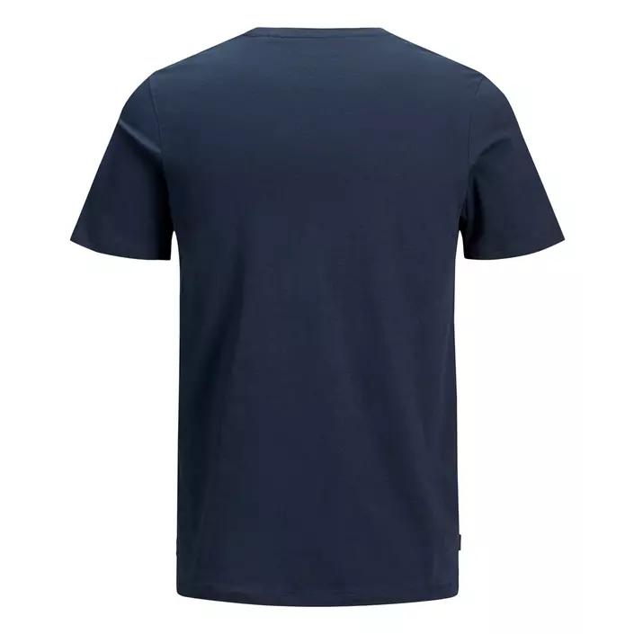 Jack & Jones JJEORGANIC kurzärmeliges basic T-Shirt, Navy Blazer, large image number 2