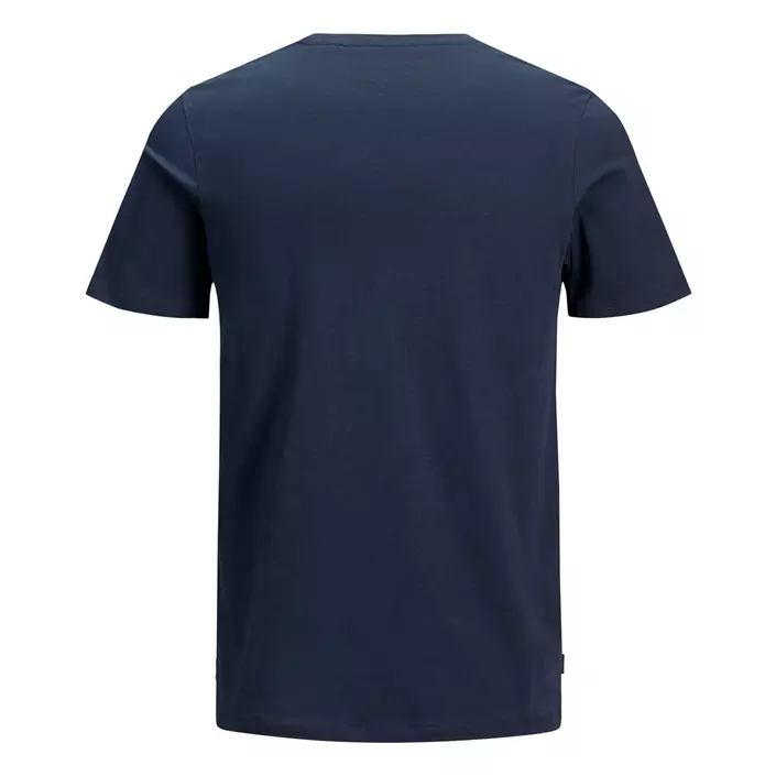 Jack & Jones JJEORGANIC K/Æ Basic T-shirt, Navy Blazer, large image number 2