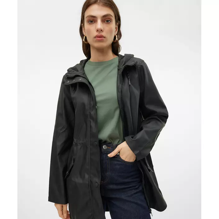Vero Moda VMMALOU regnjacka, Black, large image number 5