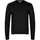 ID knitted pullover with merino wool, Black, Black, swatch