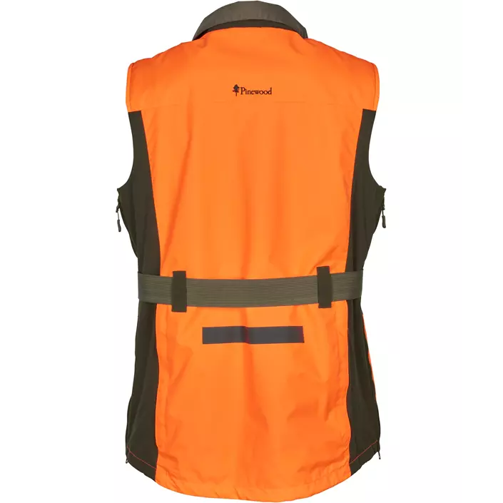 Pinewood Furudal Doghandler vest, Orange/Moss Green, large image number 2
