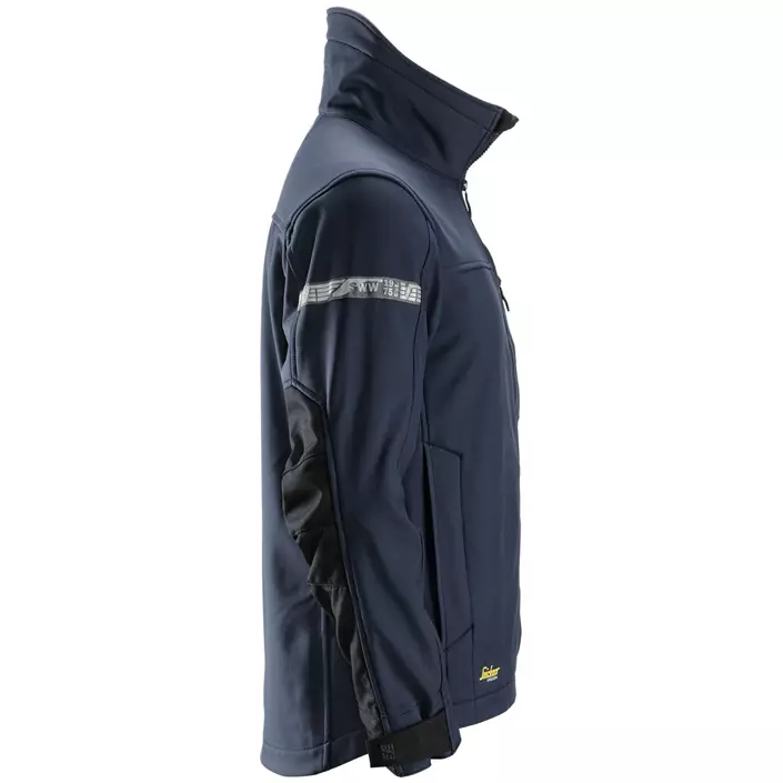 Snickers AllroundWork softshell jacket 1200, Marine Blue/Black, large image number 3