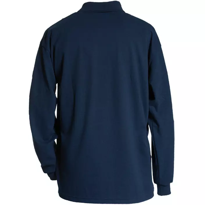 Tranemo langærmet polo T-shirt, Marine, large image number 2