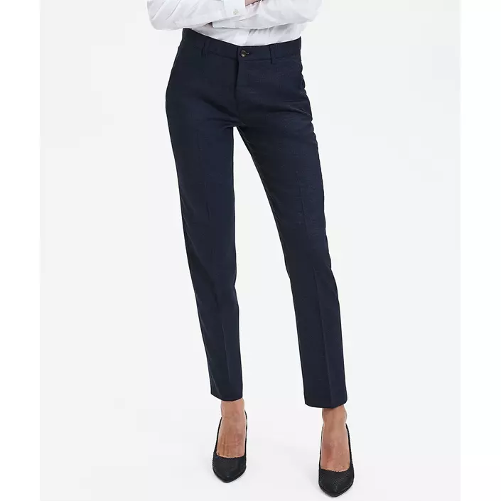 Sunwill Bistretch Modern fit dame ullbukse, Navy, large image number 3