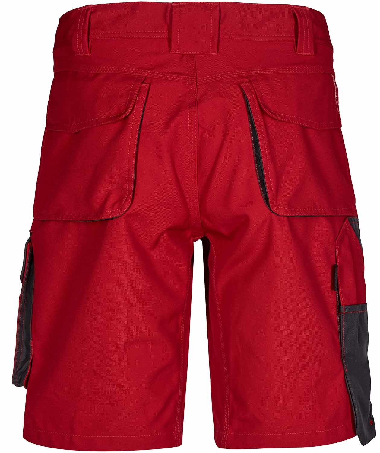 Engel Galaxy arbejdsshorts, Tomato Red/Antracitgr&aring;, large image number 1
