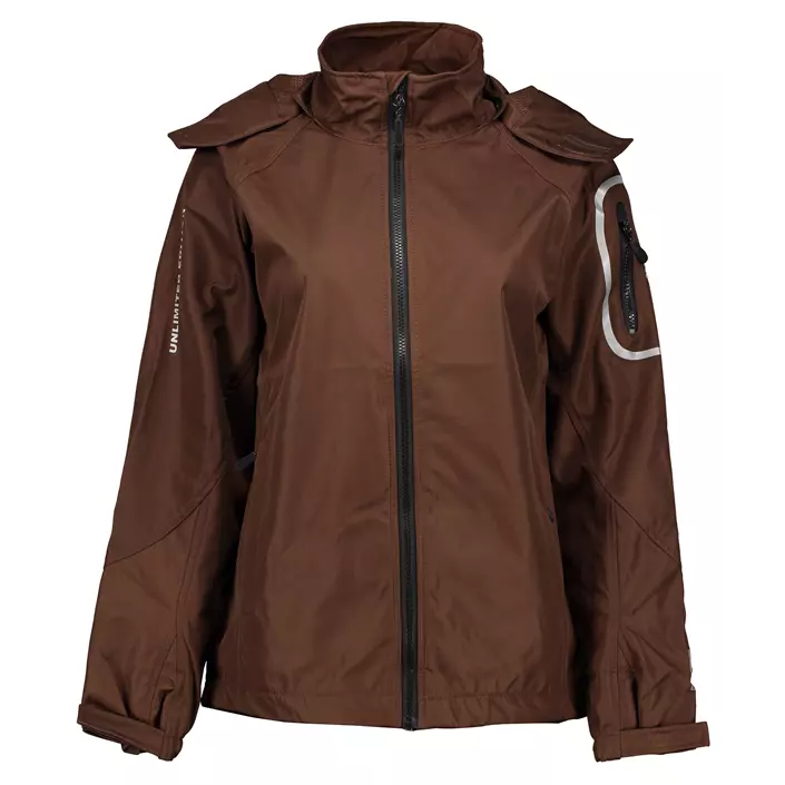 Ocean Tech women's softshell jacket, Brown, large image number 0