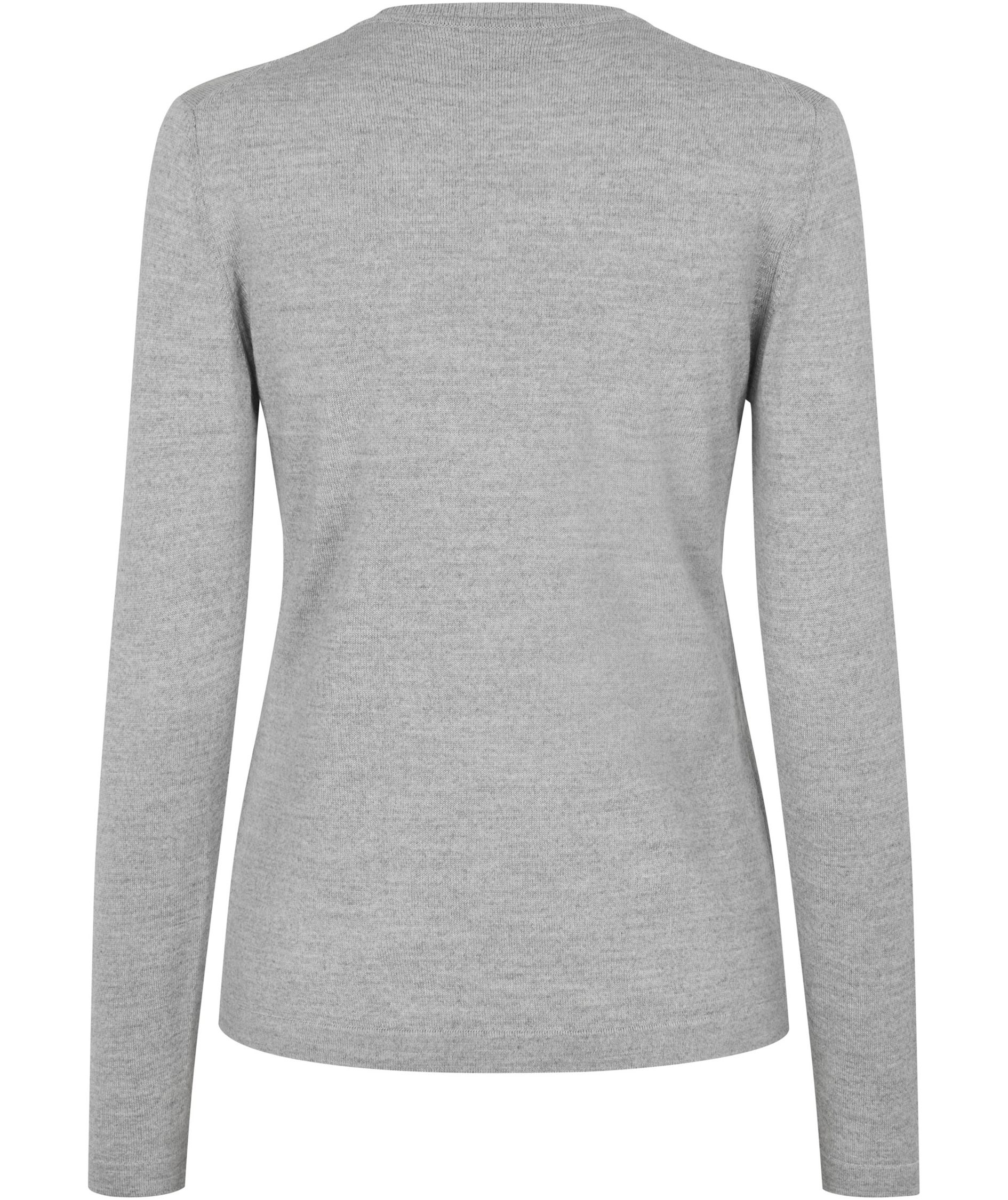 Seven Seas women's knitted pullover with wool, Light Grey Melange, large image number 2