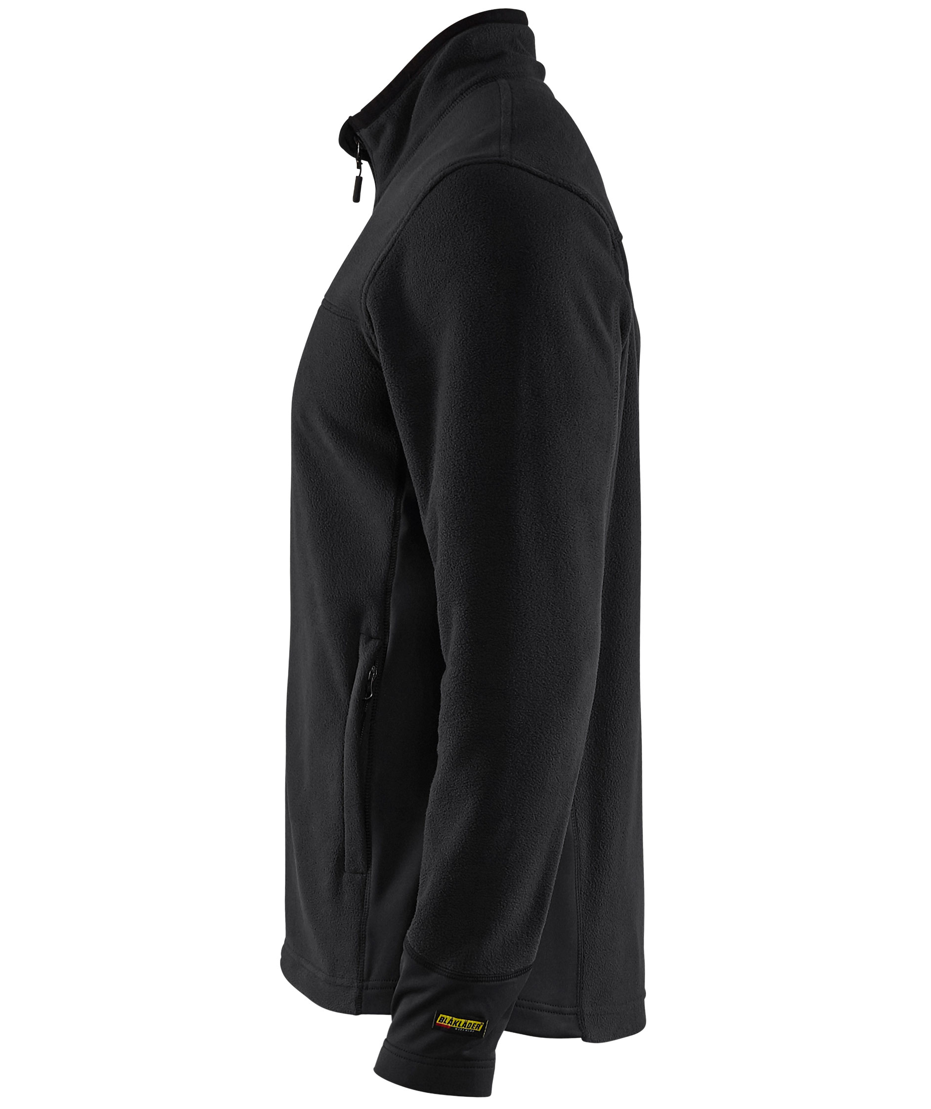 Bl&aring;kl&auml;der microfleecejakke, Sort, large image number 3