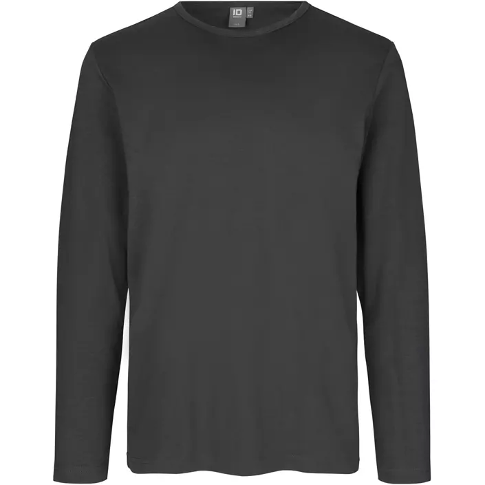 ID Identity Interlock långärmad T-shirt, Koksgrå, large image number 0