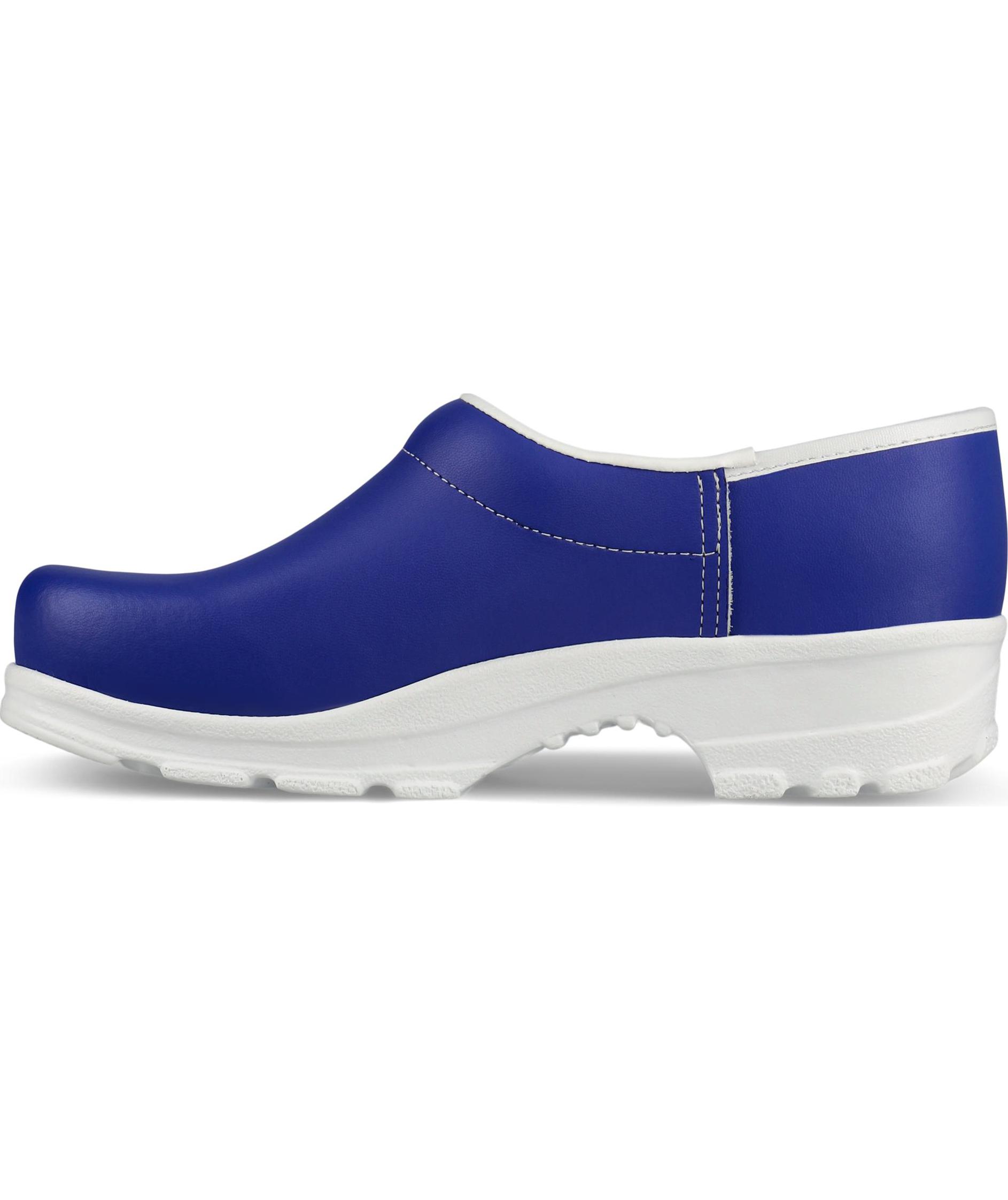 2nd quality product Sika flex clogs with heel cover O2, Blue/White