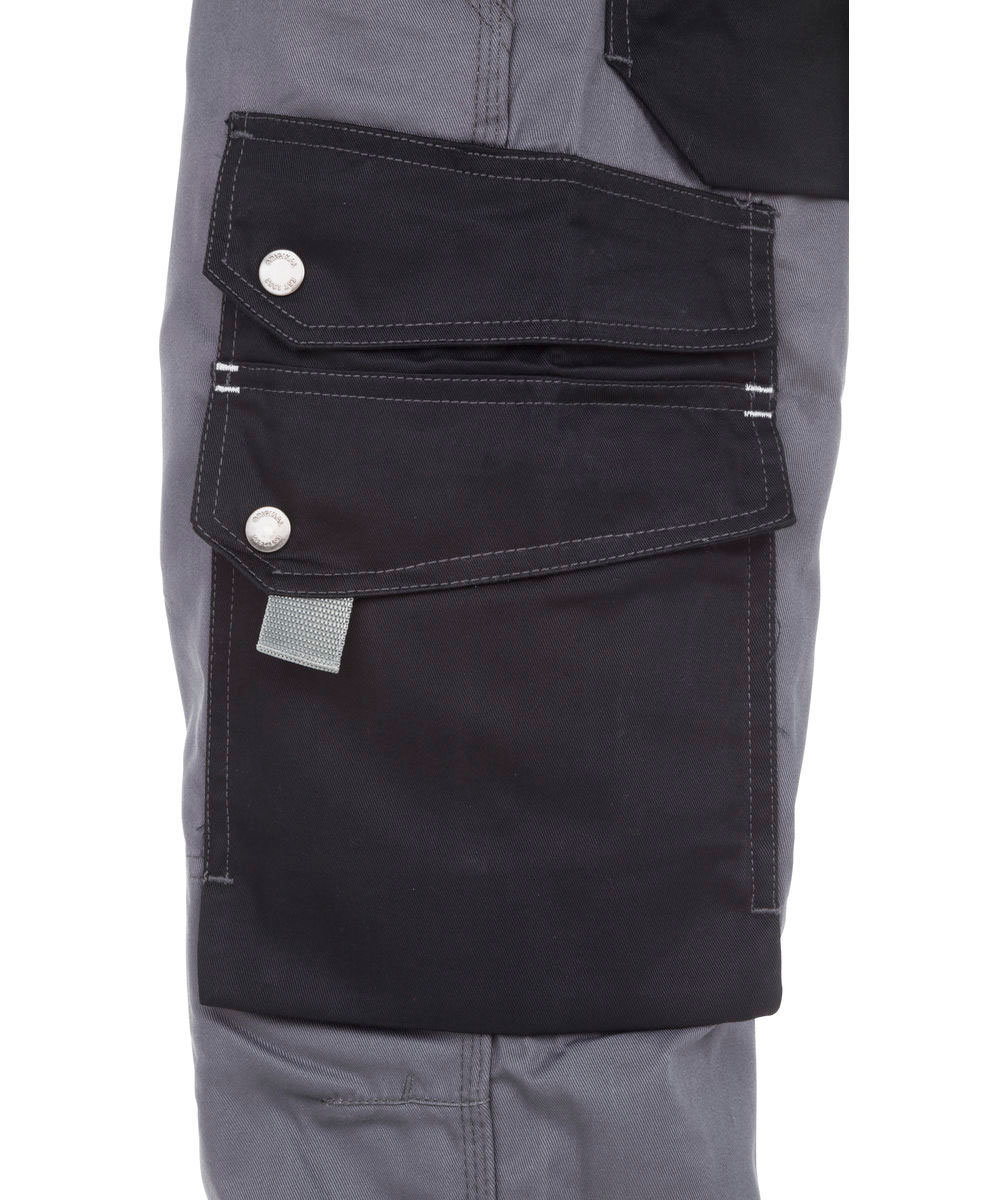 Kramp Original Light work trousers with belt, Grey/Black, large image number 5