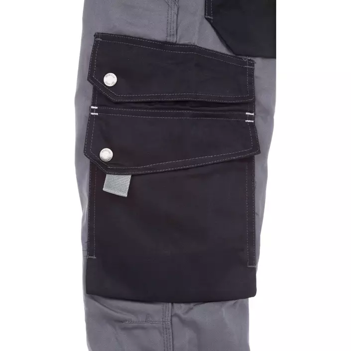 Kramp Original Light work trousers with belt, Grey/Black, large image number 5