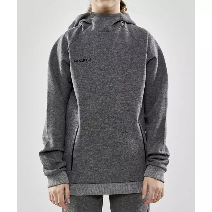 Craft Core Soul Hoodie für Kinder, Dunkelgrau Melange, large image number 1