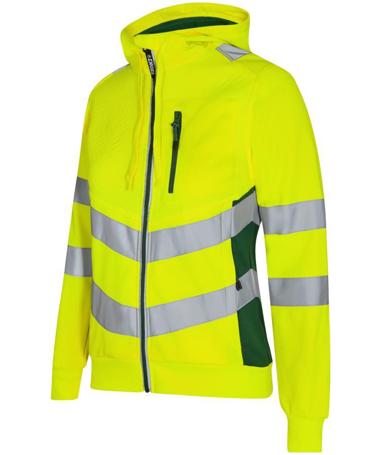 Engel Safety women's hoodie, Hi-vis yellow/Green, large image number 4
