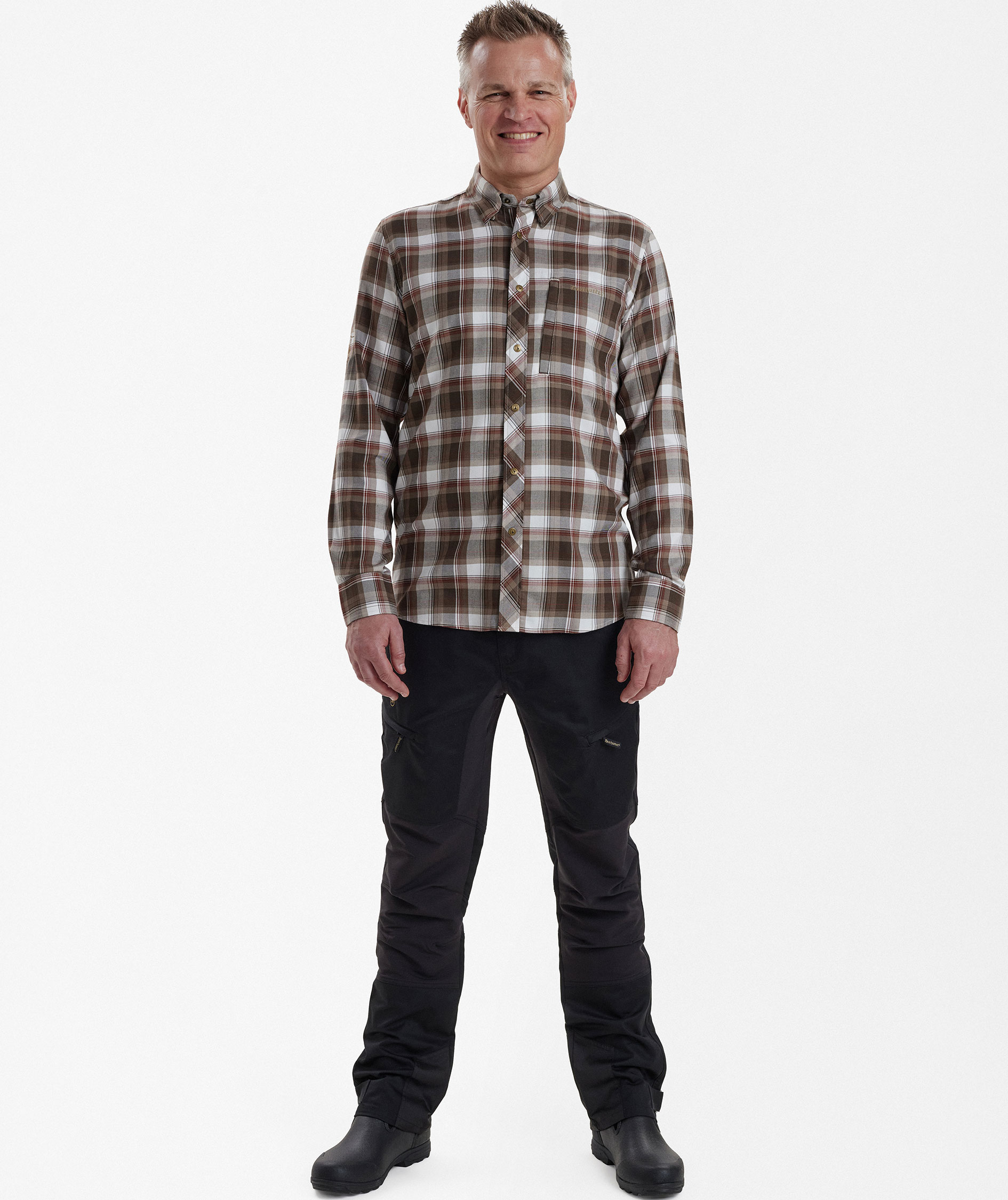 Deerhunter Silas Hemd, Brown Check