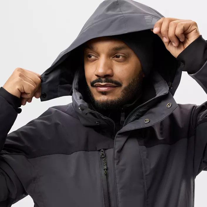 Snickers AllroundWork vinterjakke 1112, Steel Grey/Dark Steel Grey, large image number 6