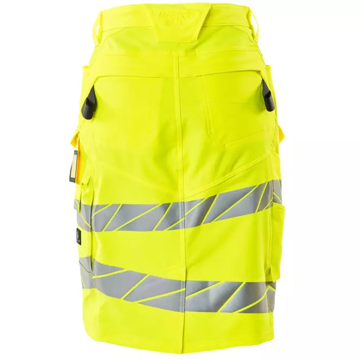 Mascot Accelerate Safe diamond fit skirt, Hi-Vis Yellow, large image number 1