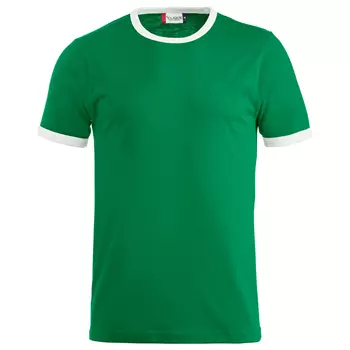 Clique Nome T-Shirt, Grün/Weiß