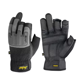 Snickers Power Open work gloves, Black/Stone Grey