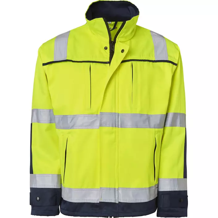 Top Swede work jacket 3816, Hi-Vis Yellow/Navy, large image number 0
