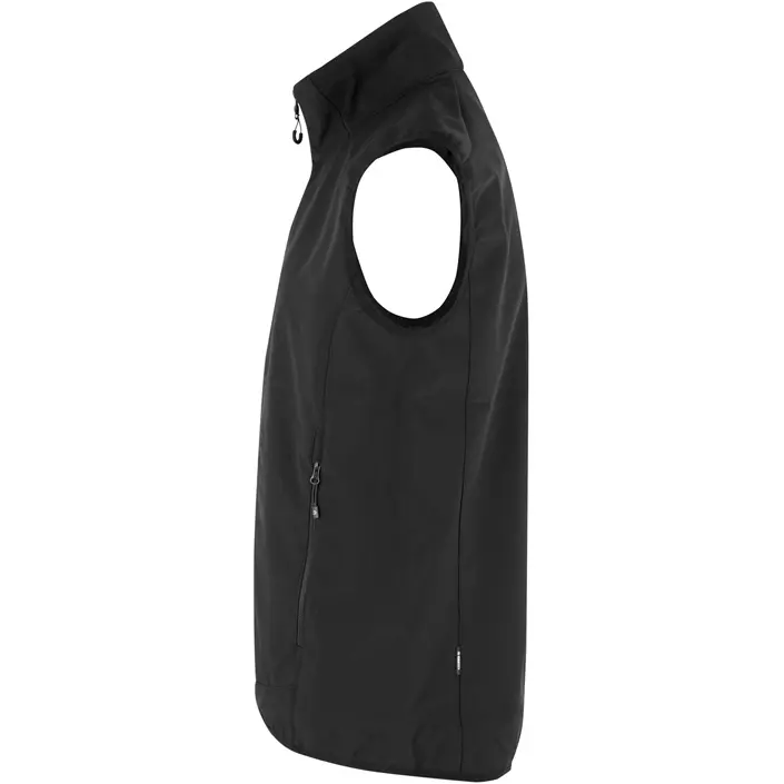 ID functional softshell vest, Black, large image number 2