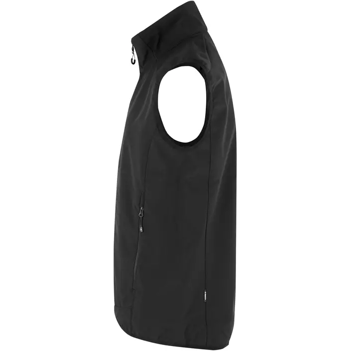 ID functional softshell vest, Black, large image number 2
