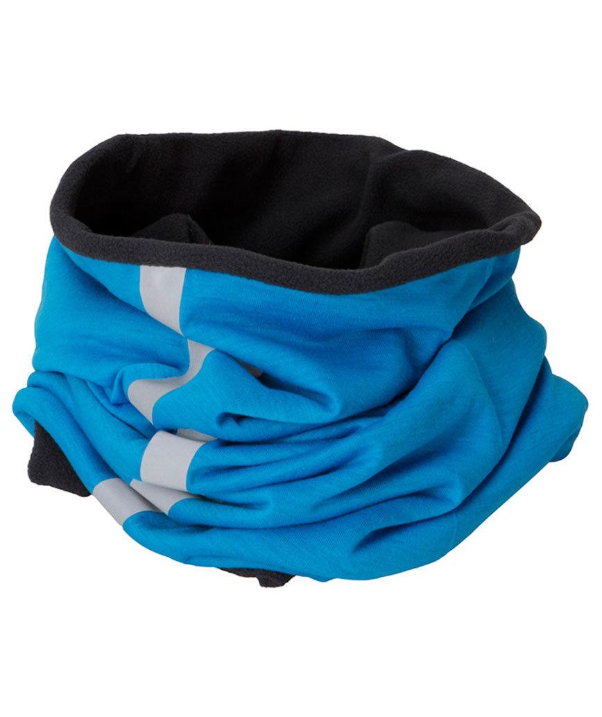 Myrtle Beach winter neck warmer, Bright Blue/Carbon, Bright Blue/Carbon, swatch