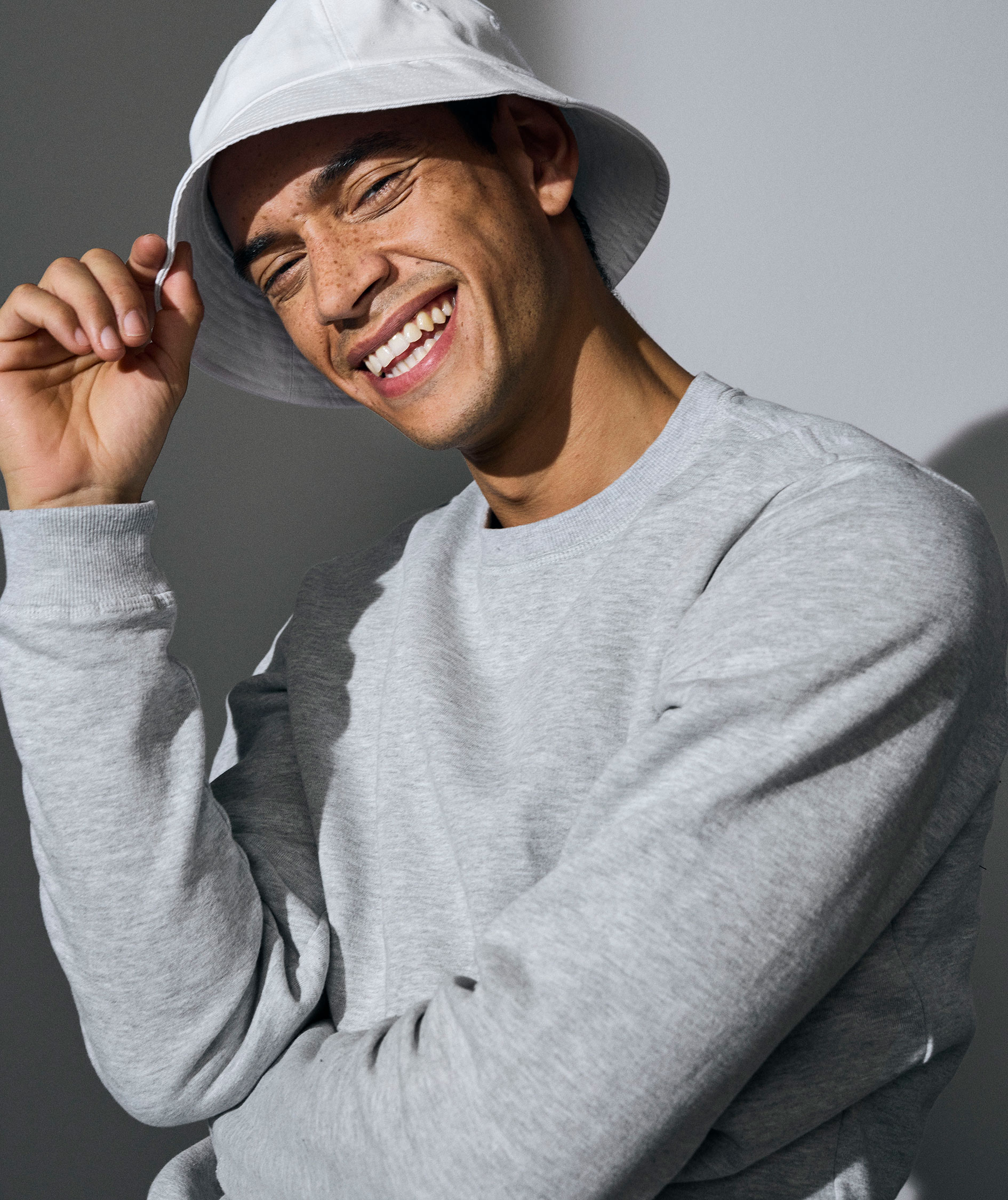 ID Canvas Bucket hat, White, White, large image number 1