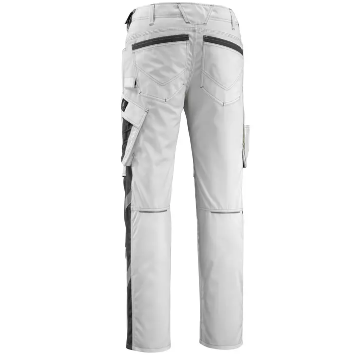 Mascot Unique Mannheim work trousers, light, White/Dark Antracit, large image number 2