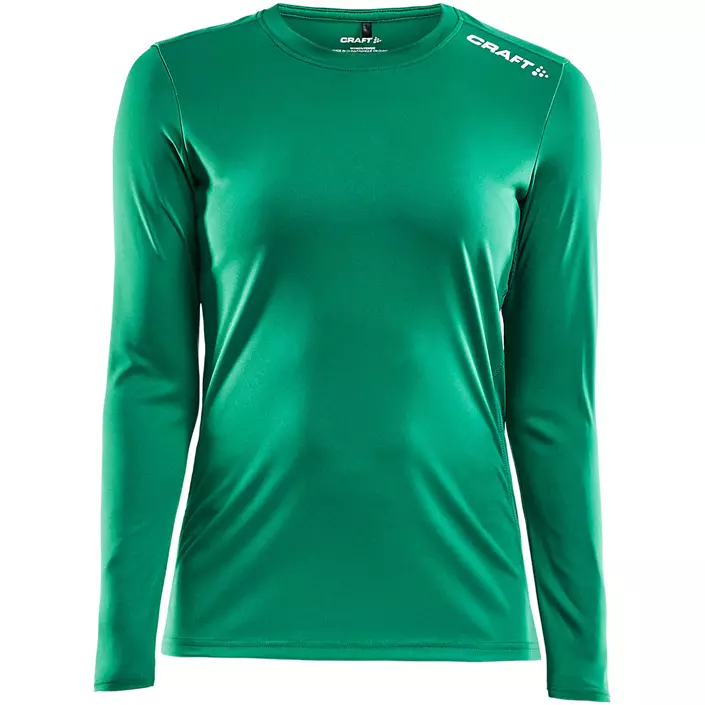 Craft Rush langærmet dame baselayer trøje, Team green, large image number 0