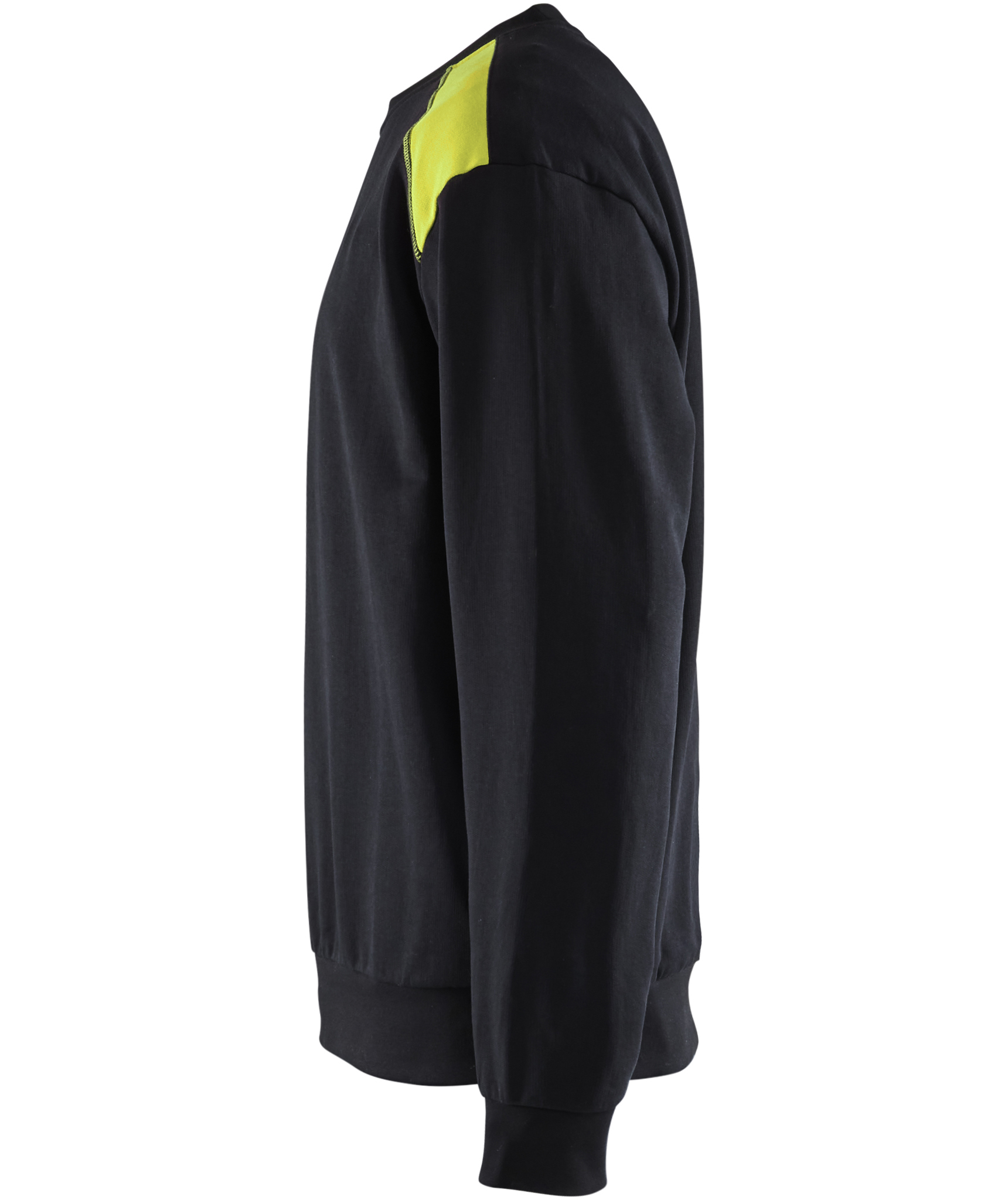 Bl&aring;kl&auml;der sweatshirt, Svart/Varselgul, large image number 3