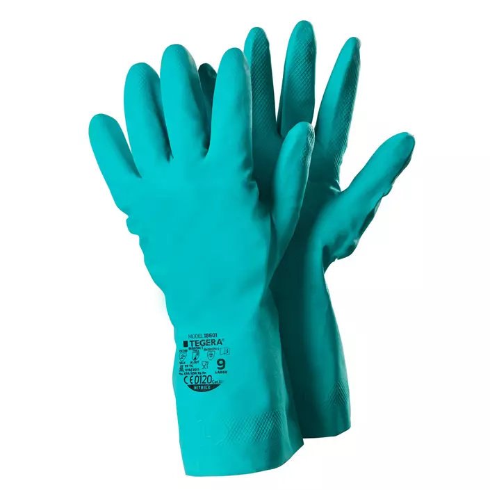 Tegera 18601 chemical protective gloves, Green, large image number 0