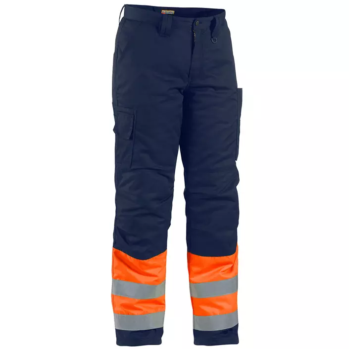Blåkläder winter work trousers, Orange/Marine, large image number 0