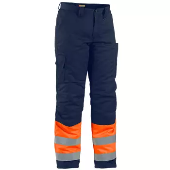 Blåkläder winter work trousers, Orange/Marine