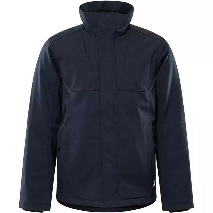 Fristads softshell vinterjacka 4931 GSW full stretch, Mörk Marinblå, large image number 0