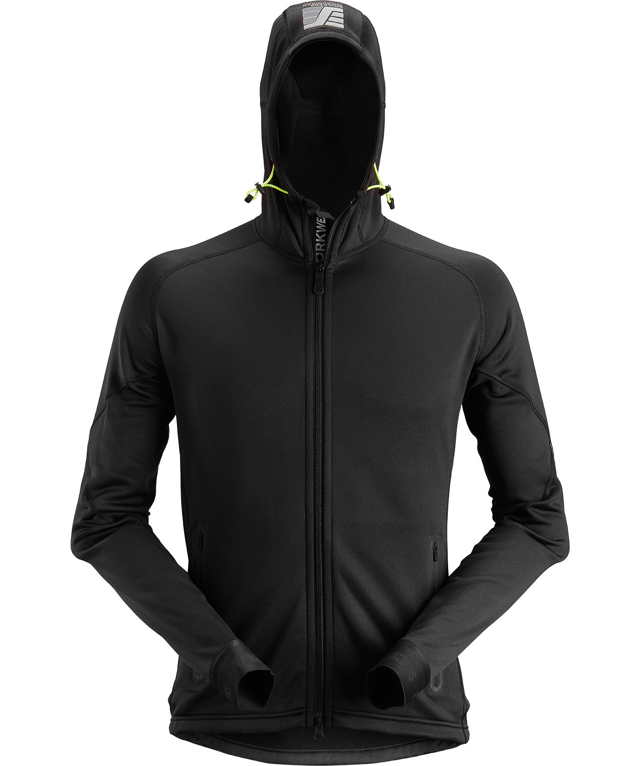 Snickers FlexiWork fleecetr&ouml;ja 8002, Svart