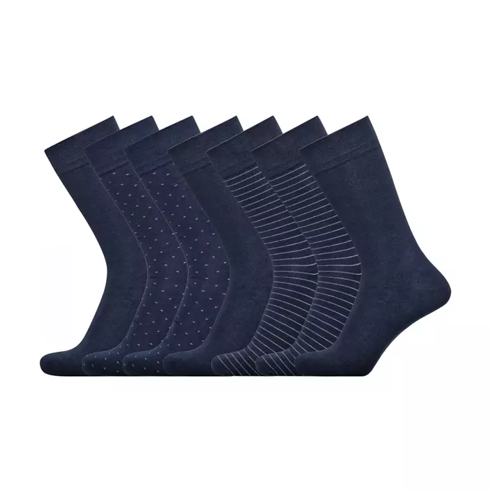 JBS 7-pak bambus strømper, Navy, large image number 0