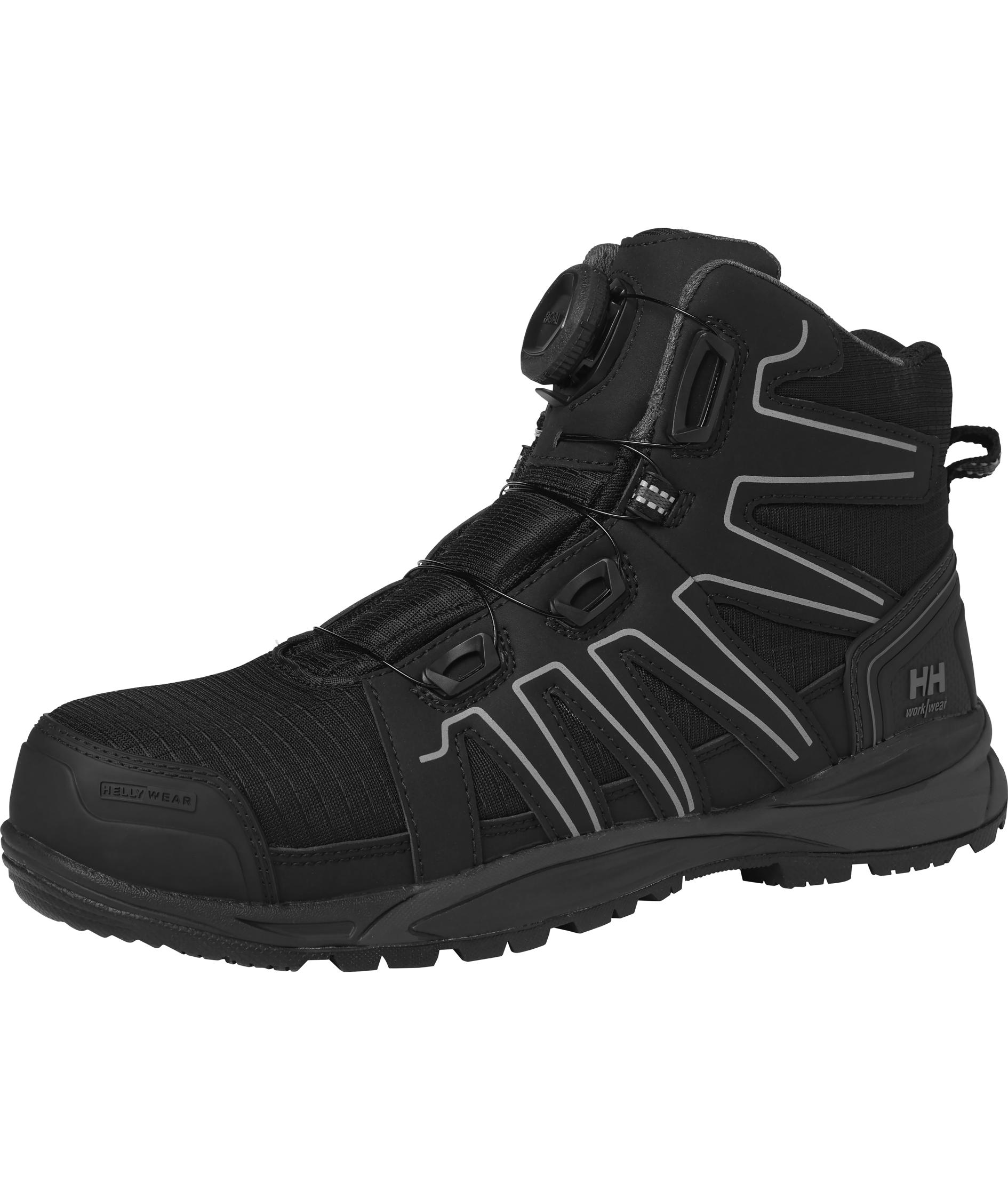 Helly&nbsp;Hansen&nbsp;Manchester Mid Boa vernest&oslash;vler S3, Svart