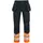 ProJob craftsman trousers 6534, Hi-Vis Orange/Black, Hi-Vis Orange/Black, swatch