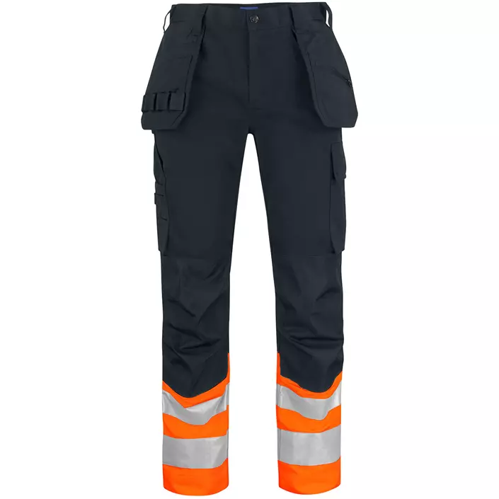 ProJob craftsman trousers 6534, Hi-Vis Orange/Black, large image number 0