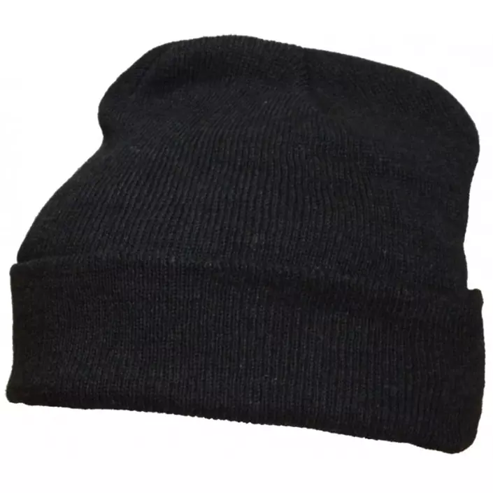 Myrtle Beach knitted hat, Dark Grey Melange, Dark Grey Melange, large image number 0