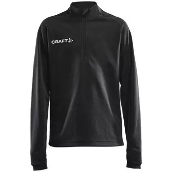 Craft Evolve Halfzip sweatshirt for kids, Black