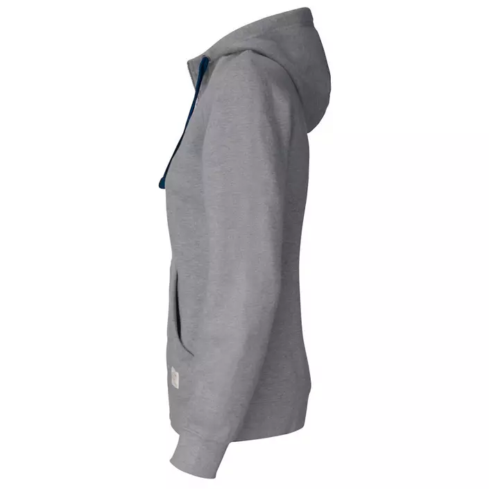 Cutter & Buck Twisp dame hettegenser med glidelås, Grey melange, large image number 2
